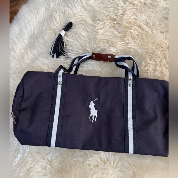 Navy Blue Polo by Ralph Lauren Duffel Bag - Picture 2 of 5